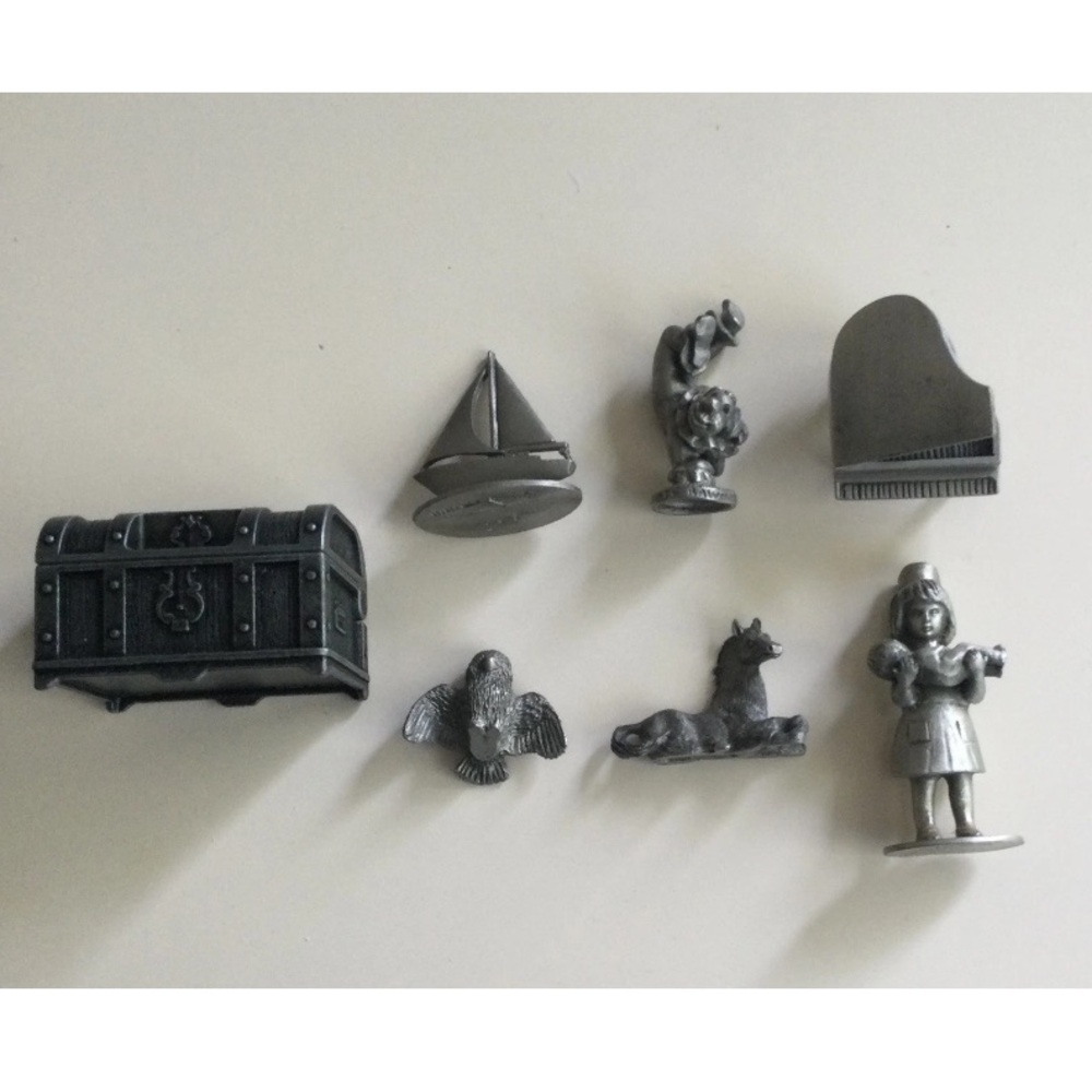 Vintage Mixed Pewter  Figures (set of 7)